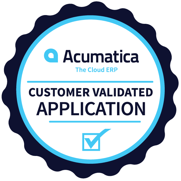 Acumatica Customer Validated Application